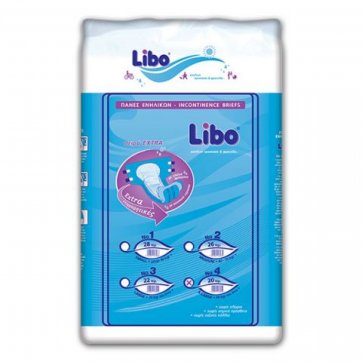 LIBO Πάνες Ακράτειας Libo, Σειρά Extra No1 28τμχ. (Small)